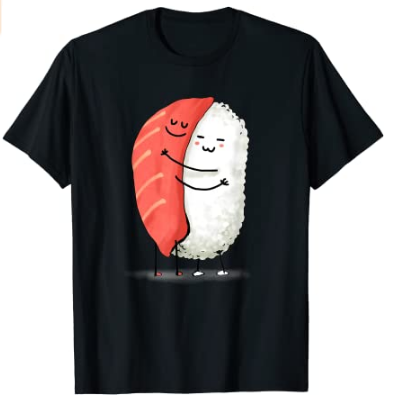 Camiseta sushi amor